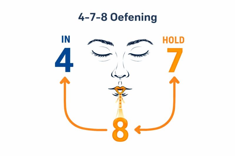 4-7-8 ademhalingsoefening